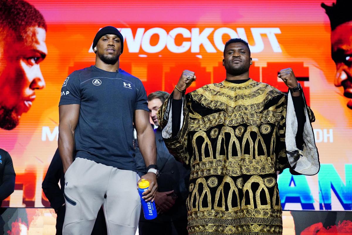 Anthony Joshua And Francis Ngannou Unveil Hollywood-Style Trailer For Upcoming Fight