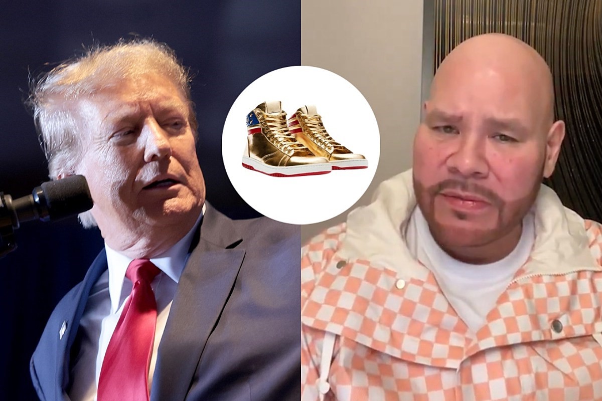 Fat Joe Shows Off His Donald Trump Sneakers Collection, But Still Not Voting For Him