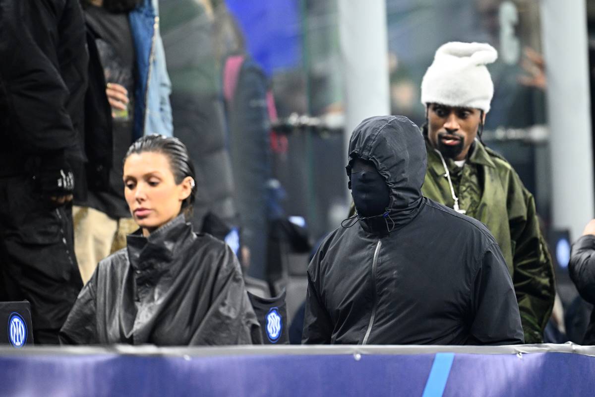 Kanye West’s Latest Fashion Statement: Face Mask Obsession Continues At Soccer Game In Milan