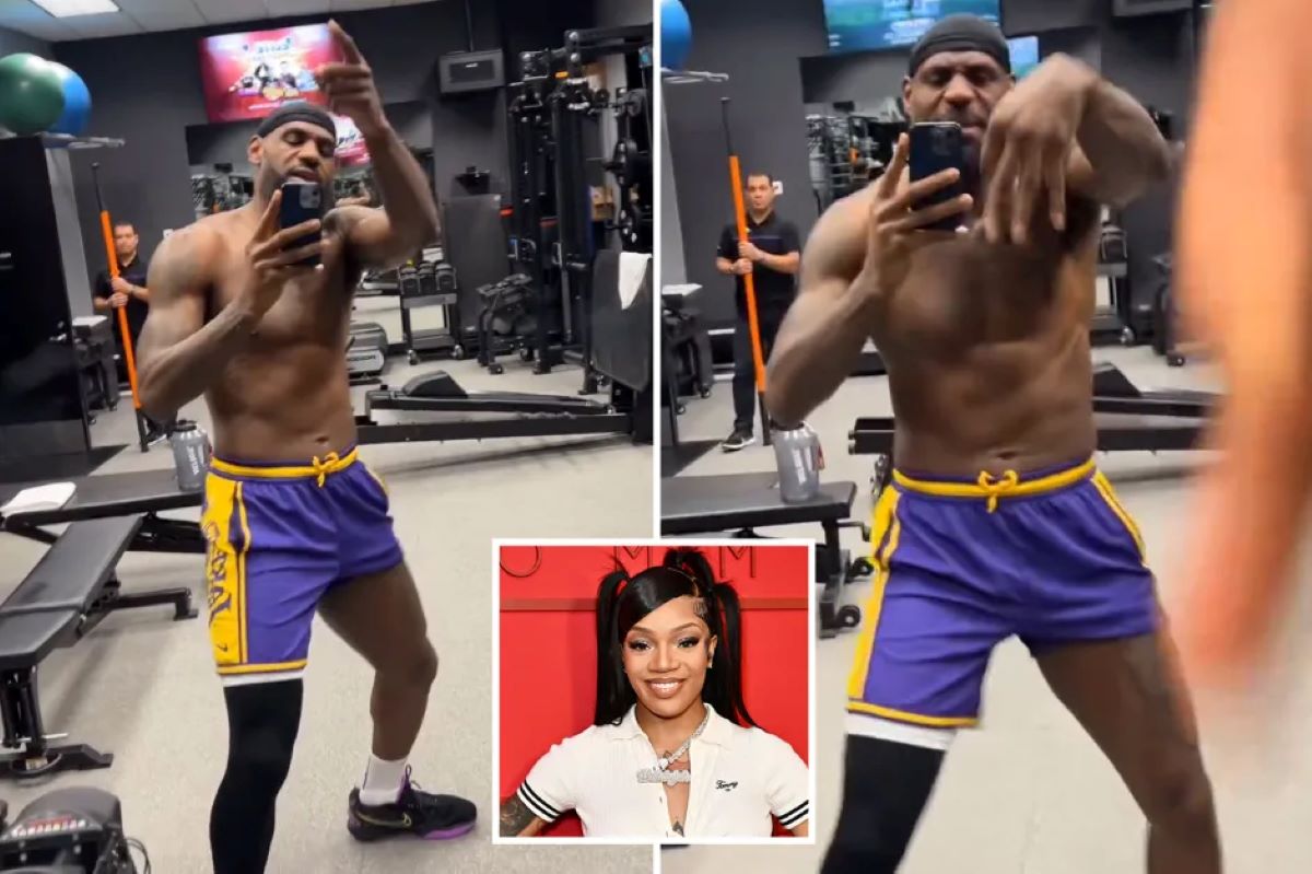 LeBron James Shows Off Dance Moves To GloRilla’s New Song In The Gym
