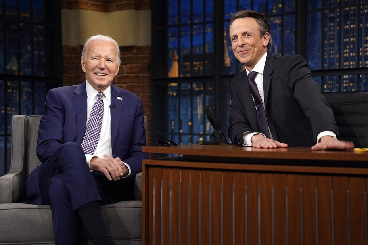 President Biden Jokes About Taylor Swift’s “Classified” Endorsement On Seth Meyers Show