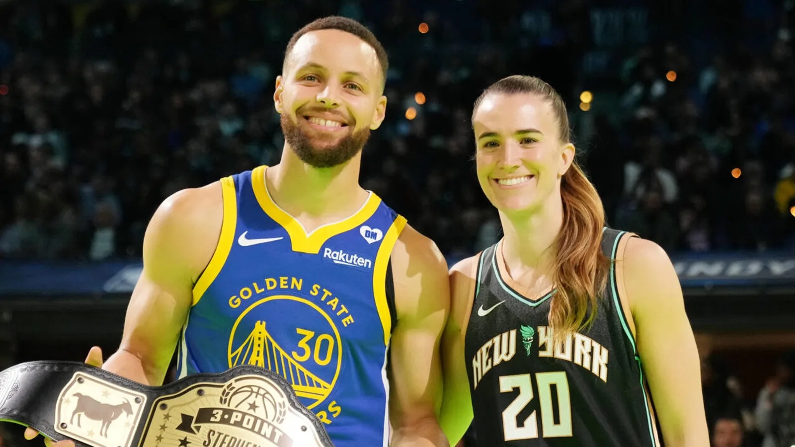 Steph Curry Wins Three-Point Contest Against WNBA’s Sabrina Ionescu