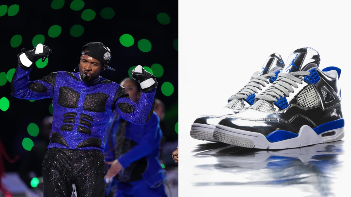 Usher’s Last-Minute Custom Air Jordan 4 Shoe For Super Bowl Halftime Show