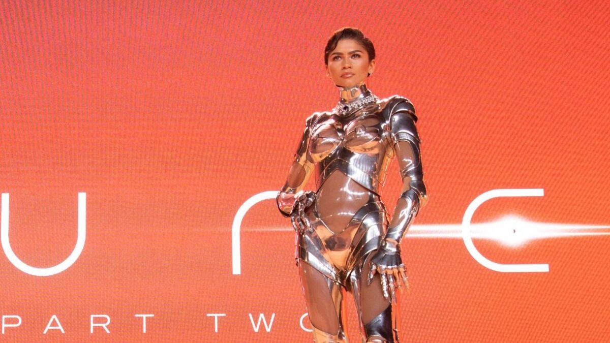 Zendaya Turns Heads In Vintage Robot Suit At ‘Dune 2’ Premiere In London