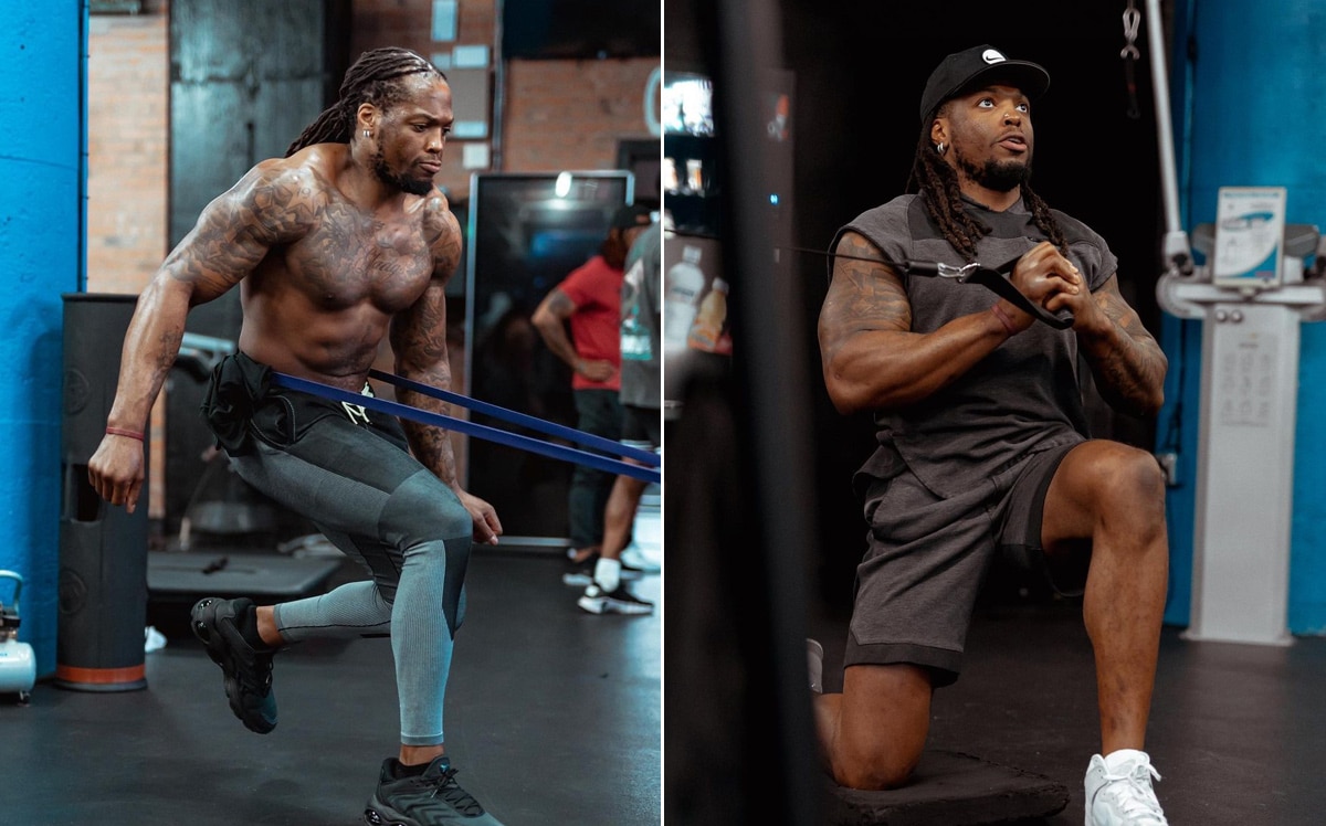 Derrick Henry’s Intense Shirtless Workout Reveals Massive Biceps